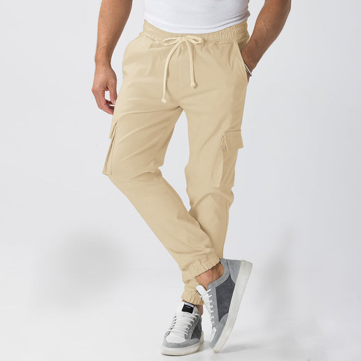 Herren Cargo-Hose mit elastischem Bund und mehreren Taschen Echoarchiv