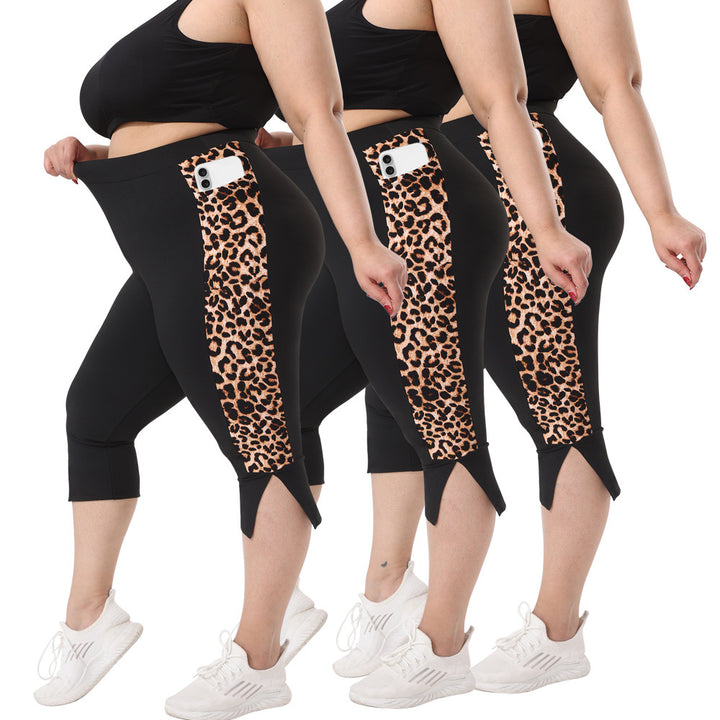 Damen Sculpting-Capri-Leggings mit hohem Taillenbund, Bauchkontrolle und seitlichen Einschubtaschen – Avélisse