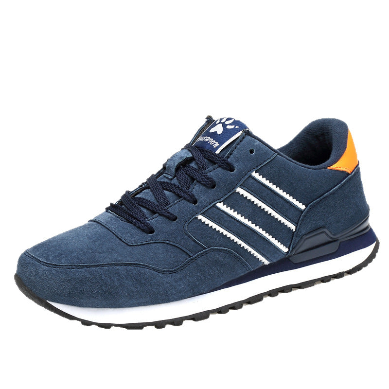 Herren retro Sneaker mit Wildlederoptik, gepolsterter Fersenpartie und rutschfester Laufsohle – Norré