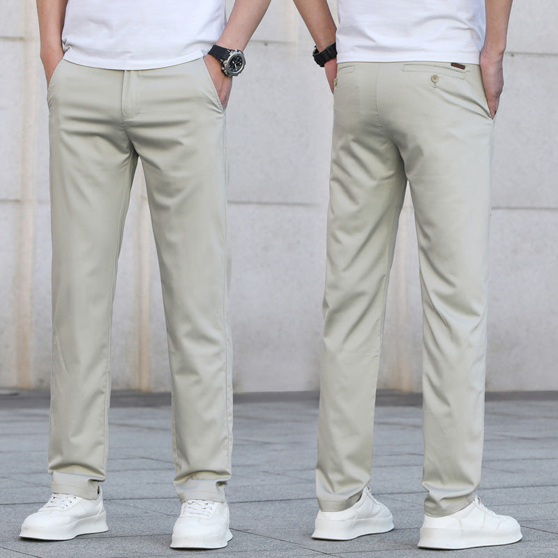 Herren Schmale Stretch-Chinohose im Business-Casual-Look Echo Archiv
