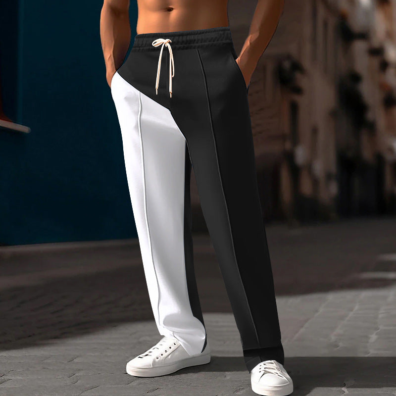 Herren Sportliche Jogginghose mit stylishen Kontraststreifen und elastischem Bund Echoarchiv