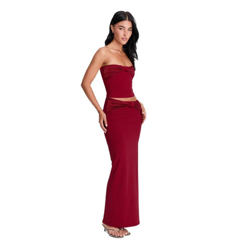 Damen Crop Top und Rock Set Echo Archiv