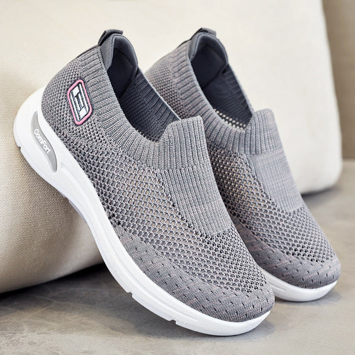 Damen Atmungsaktive Slip-On Sneakers mit weichem Stretch-Obermaterial Echo Archiv