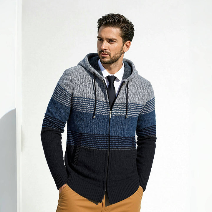 Herren Strickjacke mit Kapuze Echoarchiv
