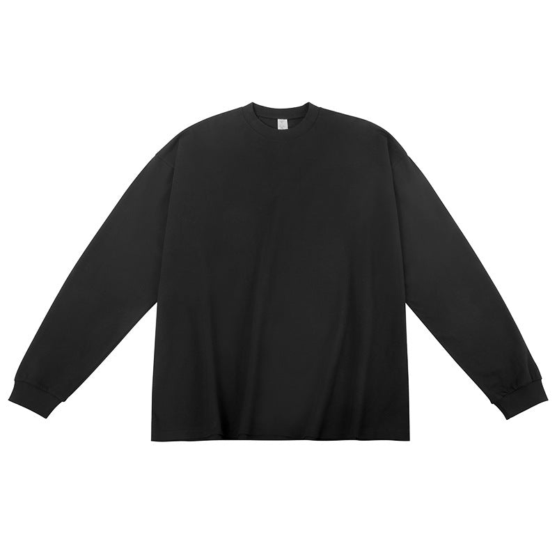 Unisex Oversized Langarm-Basicshirt aus Bio-Baumwolle mit Rundhalsausschnitt Echo Archiv