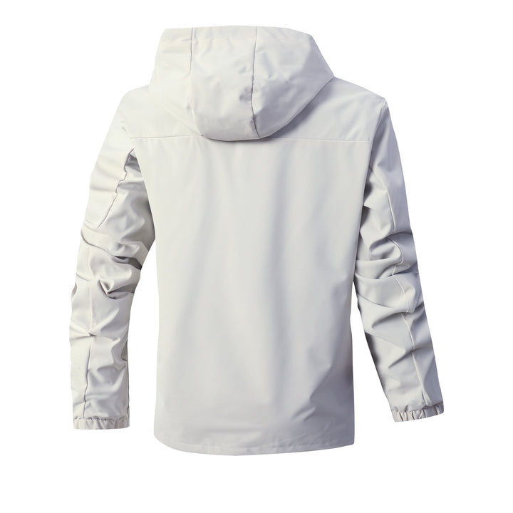 Herren leichte Jacke mit verstellbarem Kapuzenkragen Echoarchiv