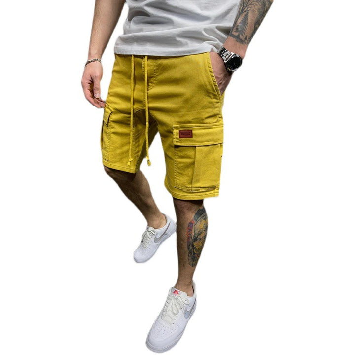 Herren Cargo-Shorts mit praktischen Seitentaschen und verstellbarem Gummizug Echoarchiv