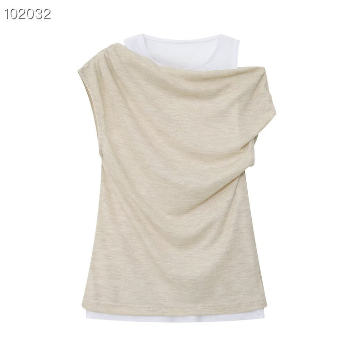 Damen lässiges Sweatshirt mit innovativem Oversize-Schnitt und trendigen Drapierungen Echo Archiv