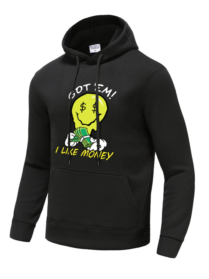 Herren Kapuzenpullover mit kreativem Grafikdesign Echoarchiv