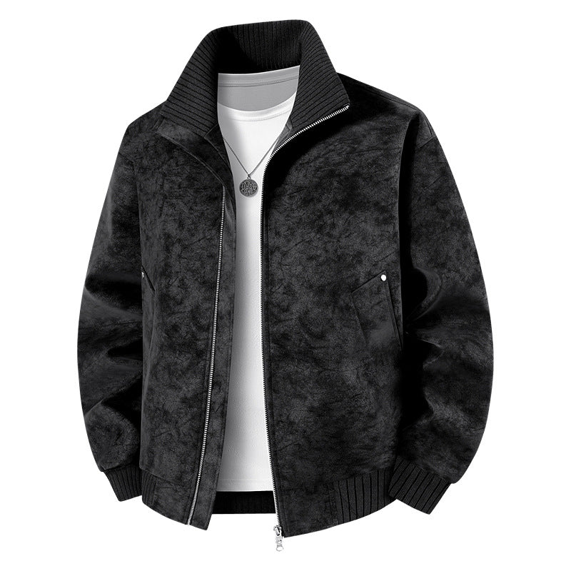 Herren Elegante und stilvolle Kunstlederjacke Echo Archiv