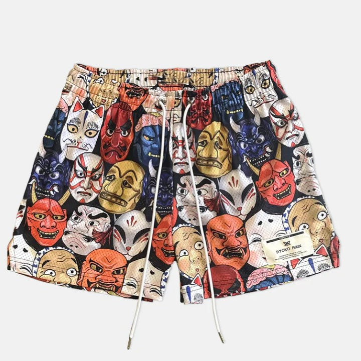 Herren Kunstdruck Strandshorts Echoarchiv