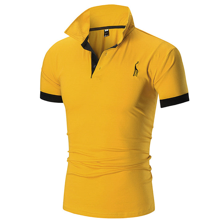Herren Poloshirt mit modernem Kragen und figurbetonter Passform Echoarchiv