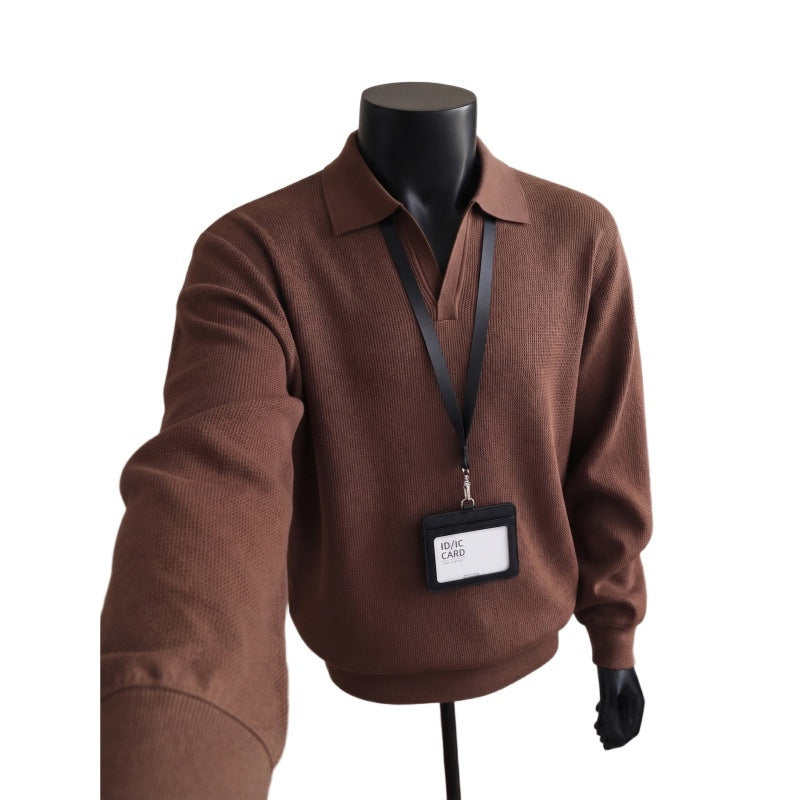 Stylischer Herrenpullover mit V-Ausschnitt Echo Archive