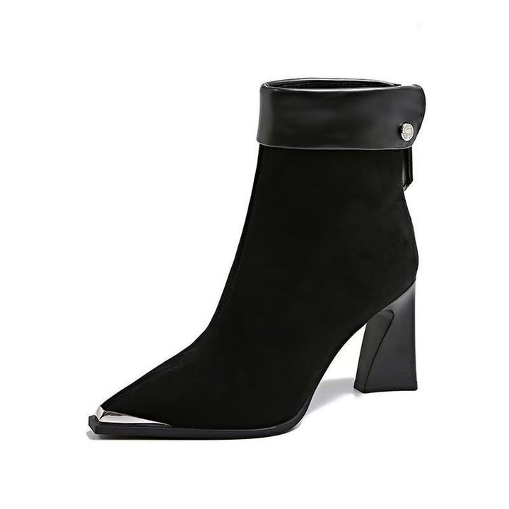 Damen Elegante Blockabsatz-Stiefeletten Echo Archiv