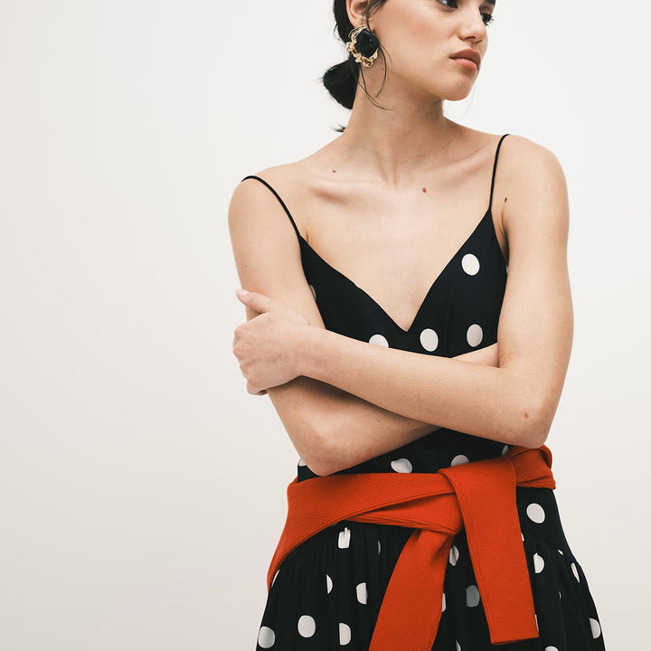 Damen Maxi-Kleid mit Punkten Echo Archiv