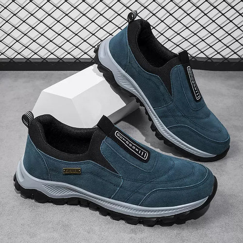 Herren  slip-on Freizeitsneaker mit Wildlederoptik, elastischem Einstieg und griffiger Profilsohle Echo Archiv