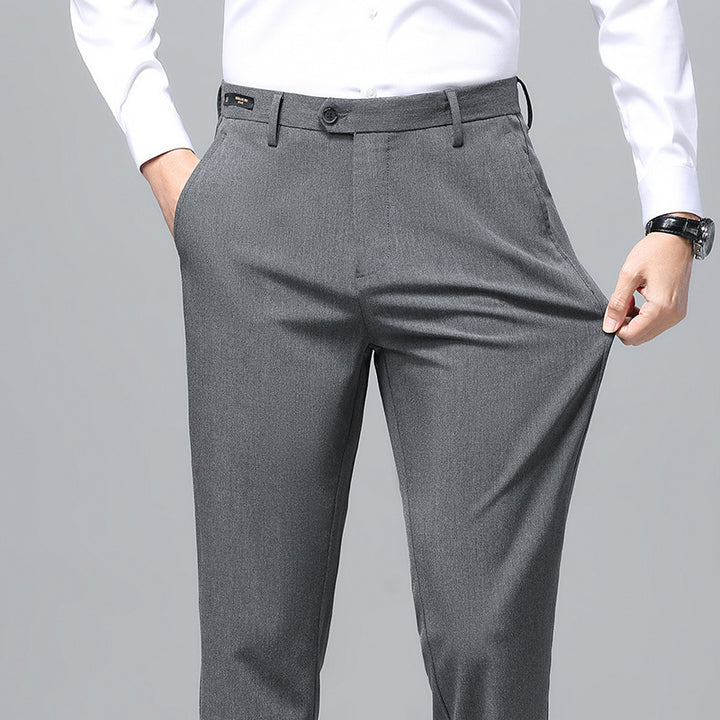 Herren elegante Business-Hose mit feiner Struktur Echoarchiv