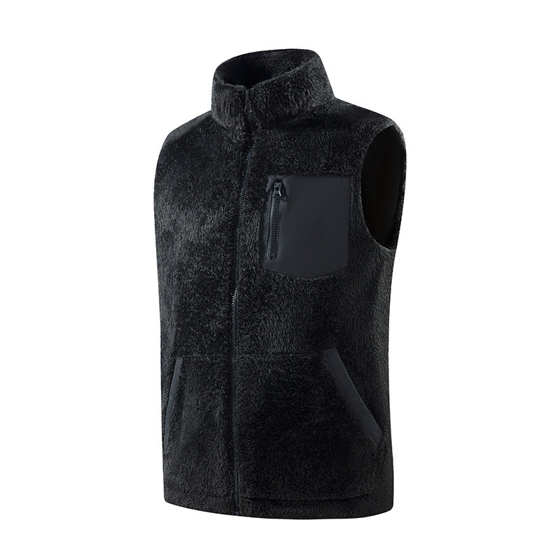Herren Kuschelige Fleece-Weste Echo Archiv