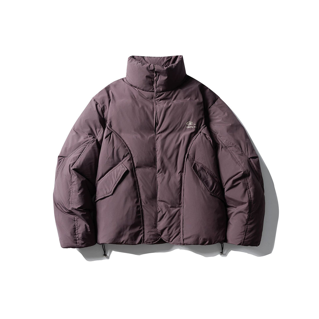 Herren Kurzboxy Isolationsjacke mit hohem Stehkragen und großen Klappentaschen Echoarchiv