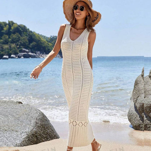 Damen modisches Häkel-Strandkleid Echo Archiv