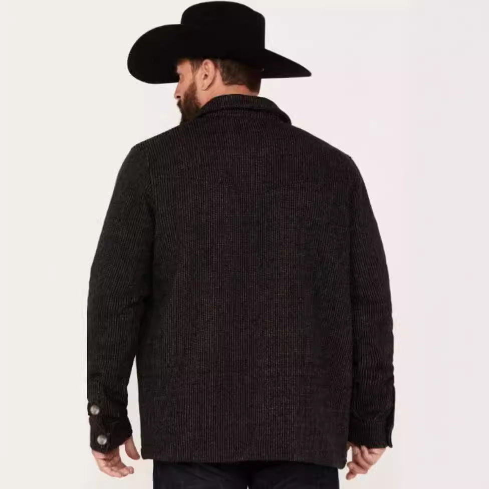 Herren strukturierte Utilityjacke mit praktischen Taschen Echoarchiv