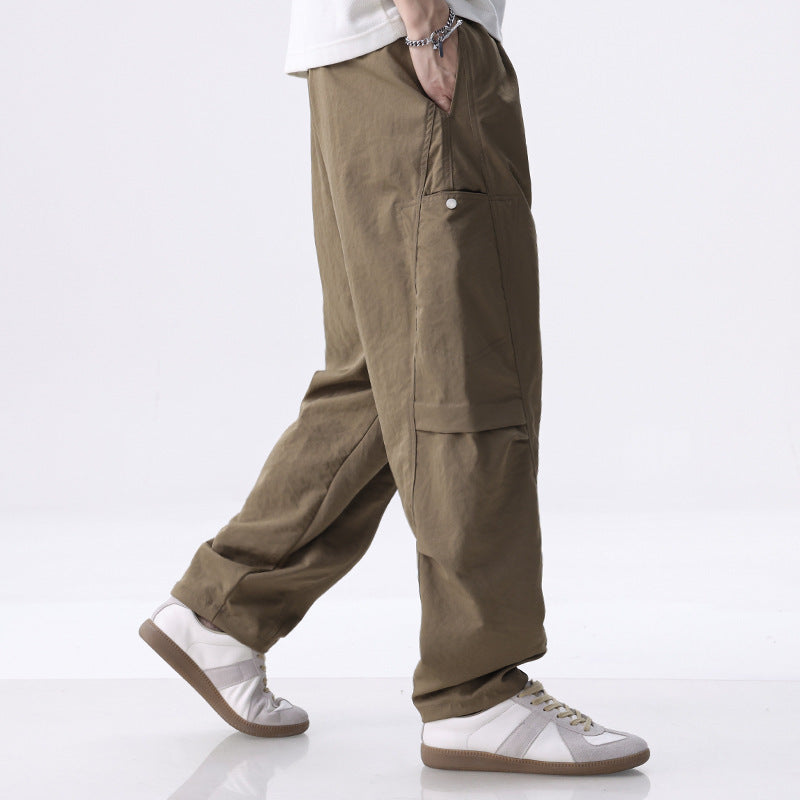 Herren Cargo-Jogginghose mit Kordelzug, elastischem Saum und seitlichen Utility‑Taschen Echoarchiv