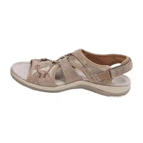 Damen Sportive Komfort-Sandalette mit gepolstertem Fußbett und Klett-Fersenriemen – Sorelia