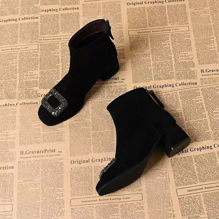 Damen Elegante Stiefeletten mit Schmuckdetails Echo Archiv