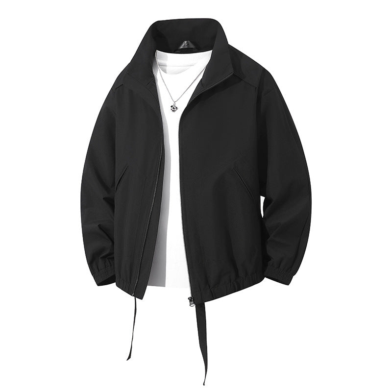 Herren leichte Freizeitjacke mit elastischen Bündchen und praktischen Taschen Echoarchiv