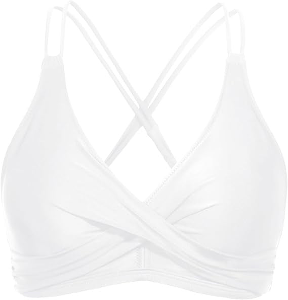 Damen Sportliches Bikinioberteil mit raffiniertem Wickeldesign Echo Archiv