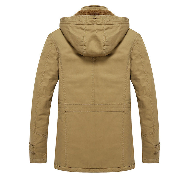 Herren Utility-Parka mit kuscheliger Sherpa‑Fütterung, Kapuze und Cargo‑Taschen Echo Archiv