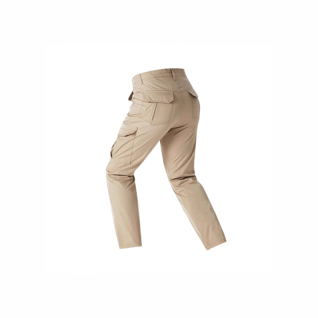 Herren Cargohosen mit vielseitigen Funktionstaschen und elastischem Bund Echoarchiv