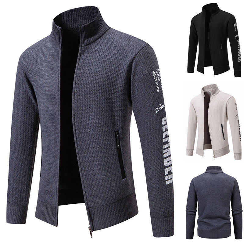 Herren Steppjacke mit hohem Kragen und praktischen Taschen Echoarchiv