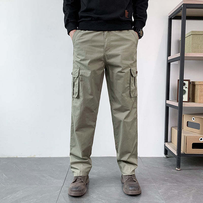 Herren Straight-Fit Cargohose mit Mehrfachtaschen und legerer Passform Echo Archiv