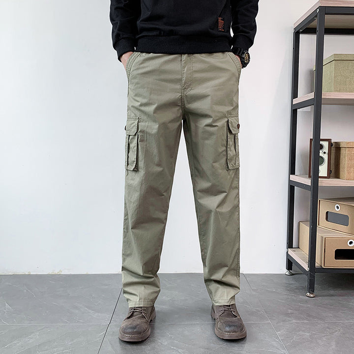 Herren Straight-Fit Cargohose mit Mehrfachtaschen und legerer Passform Echo Archiv