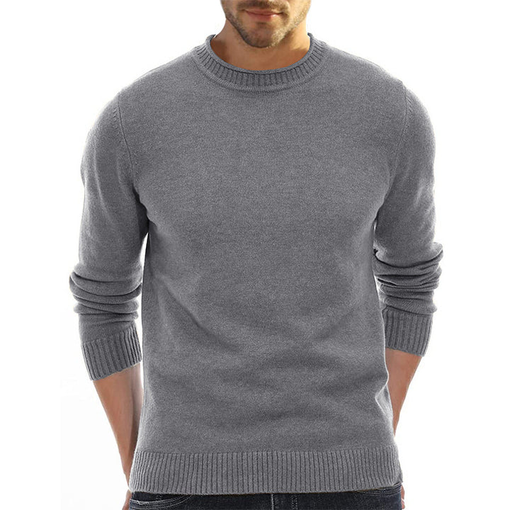 Herren Strickpullover mit moderner Passform und feiner Textur Echoarchiv