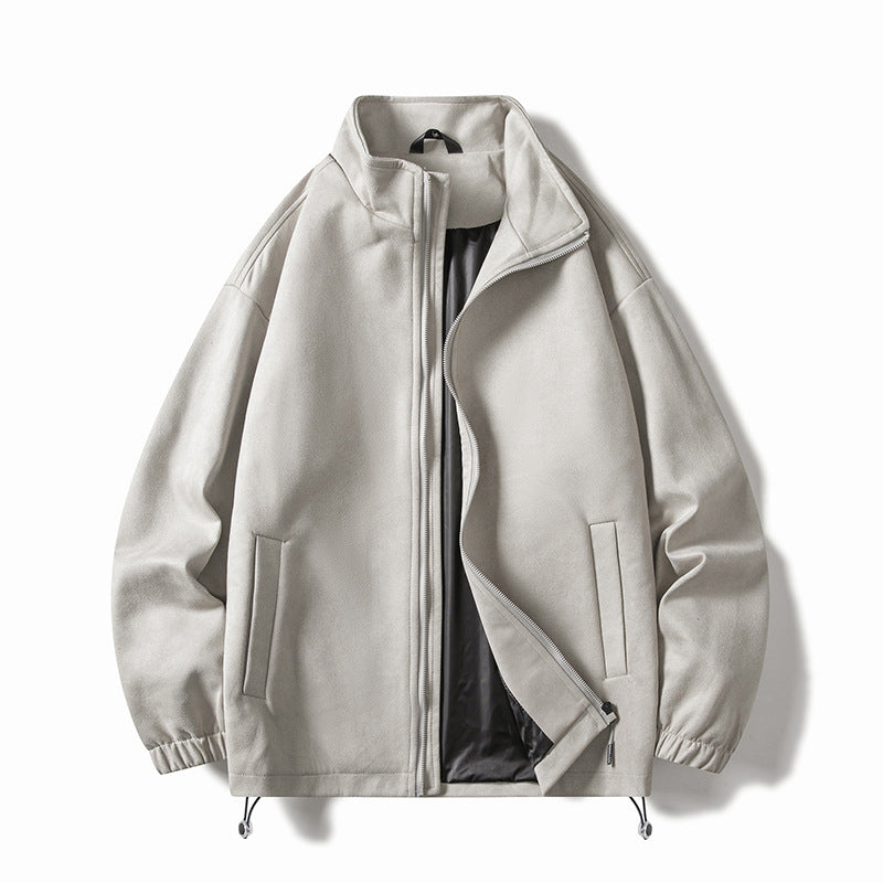 Herren Fleecejacke mit elastischen Bündchen und praktischen Taschen Echoarchiv
