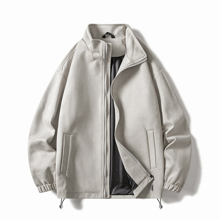 Herren Fleecejacke mit elastischen Bündchen und praktischen Taschen Echoarchiv