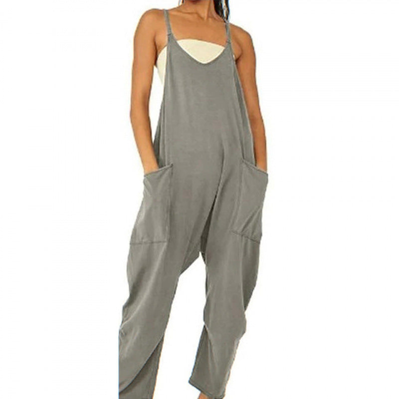 Damen Overall mit lässigem Schnitt und praktischen Taschen Echo Archiv