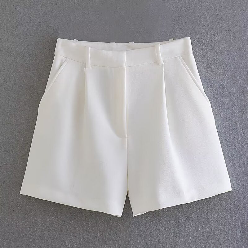 Damen elegante Shorts mit hoher Taille und praktischen Seitentaschen Echo Archiv