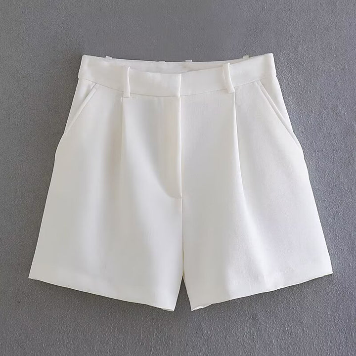 Damen elegante Shorts mit hoher Taille und praktischen Seitentaschen Echo Archiv