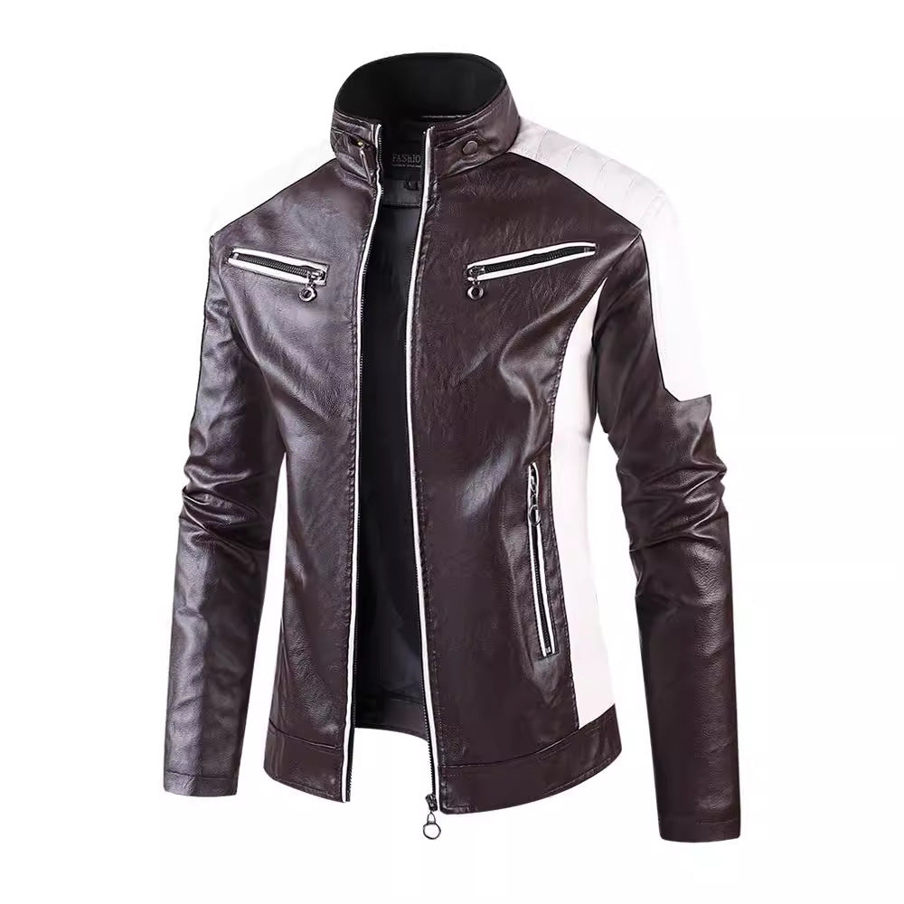 Herren Modische Bikerjacke Echo Archiv