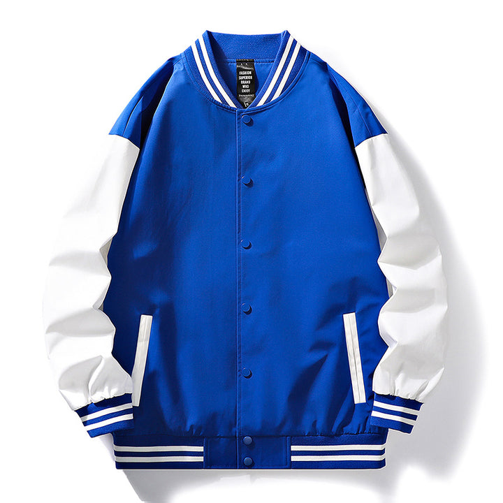 Herren sporty Bomberjacke mit Kontrastärmeln Echoarchiv