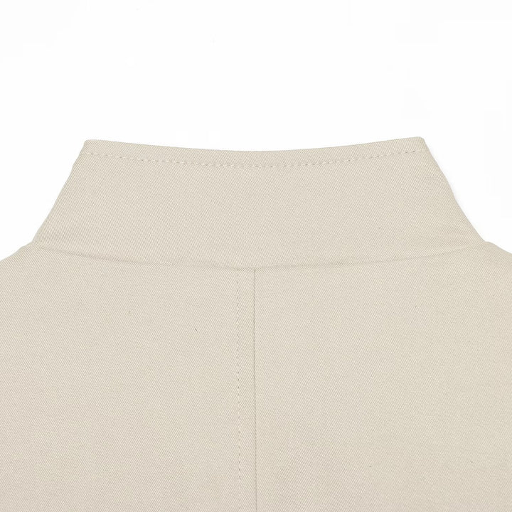 Damen Leichte Feldjacke im Safari-Stil mit Stehkragen und vier Pattentaschen Echoarchiv