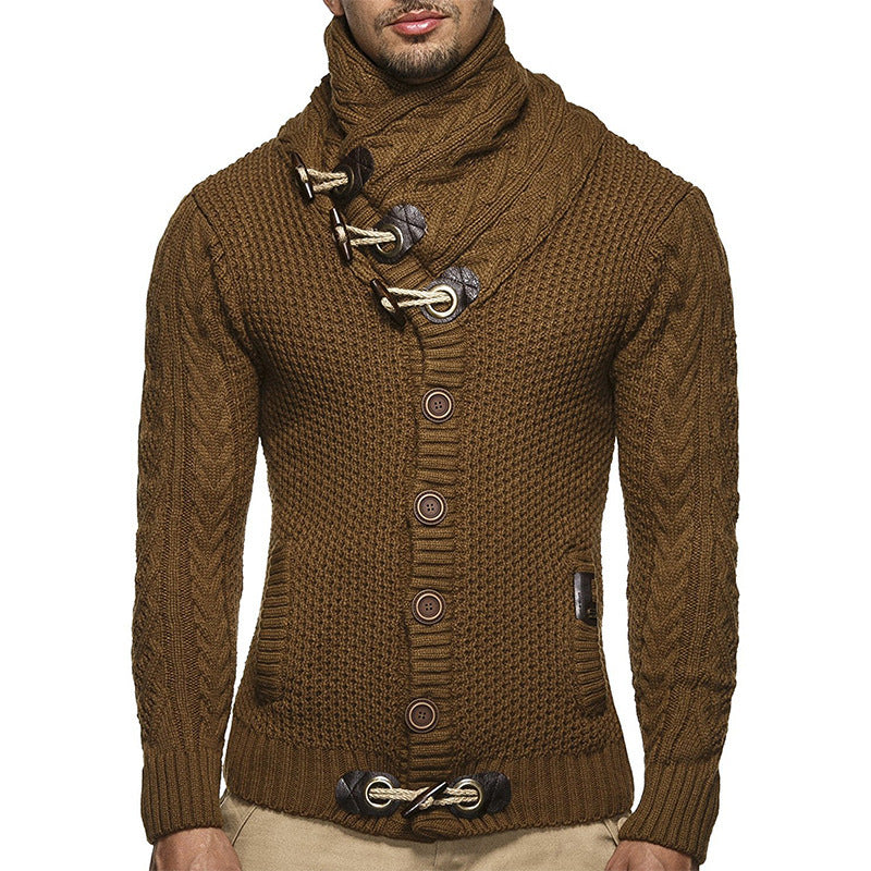 Herren Strickjacke mit asymmetrischem Kragen Echoarchiv