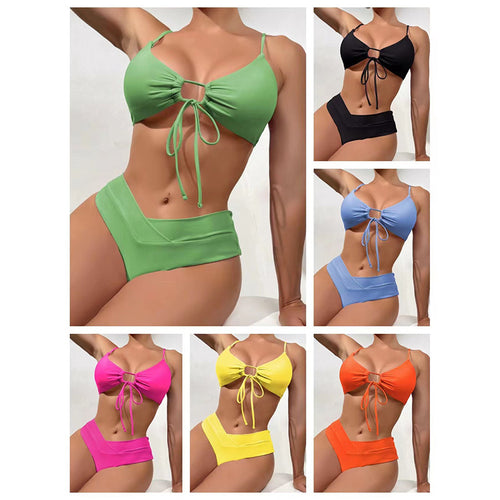 Damen Sportives Bikini-Set mit verstellbaren Trägern Echo Archiv