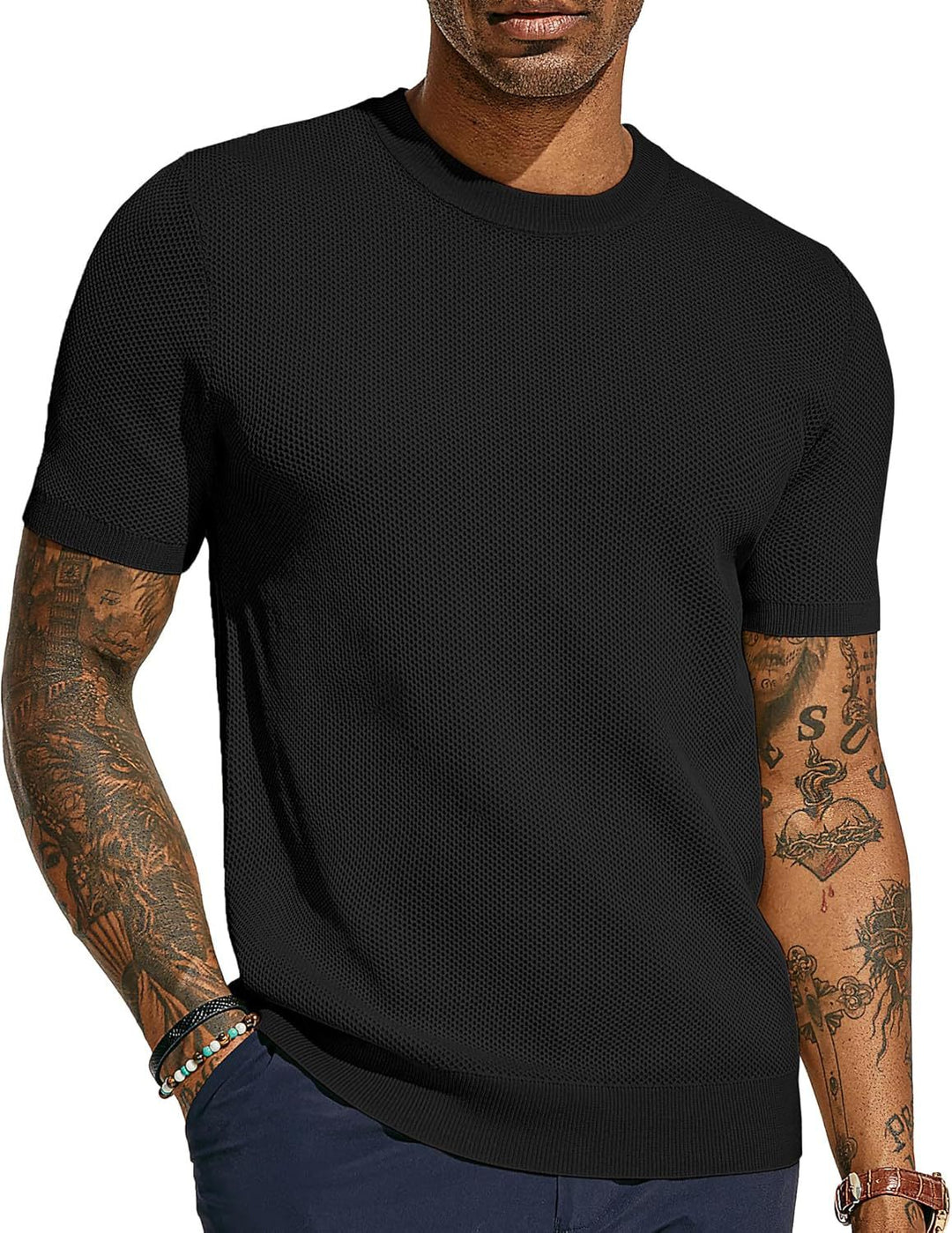 Herren atmungsaktives Netz-T-Shirt Echoarchiv