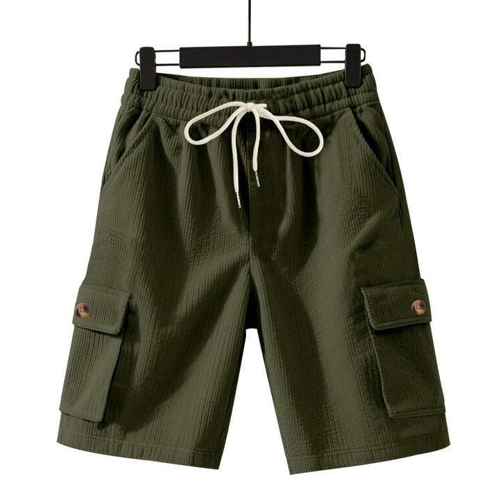 Herren lässige Cargo-Shorts mit elastischem Bund und praktischen Seitentaschen Echoarchiv