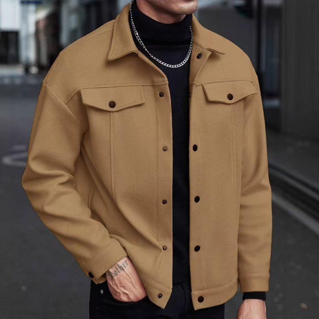 Herren stilvolle Overshirt-Jacke Echoarchiv