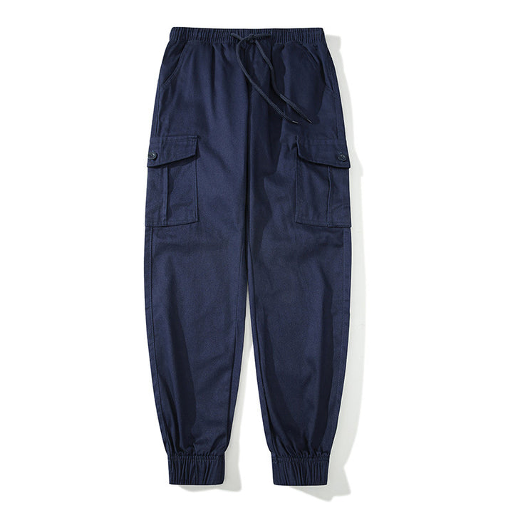 Herren Cargo-Joggerhose mit elastischem Bund, Klappentaschen und gerippten Knöcheln Echo Archiv